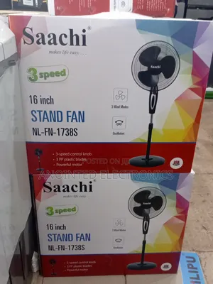 Standing Fan Black