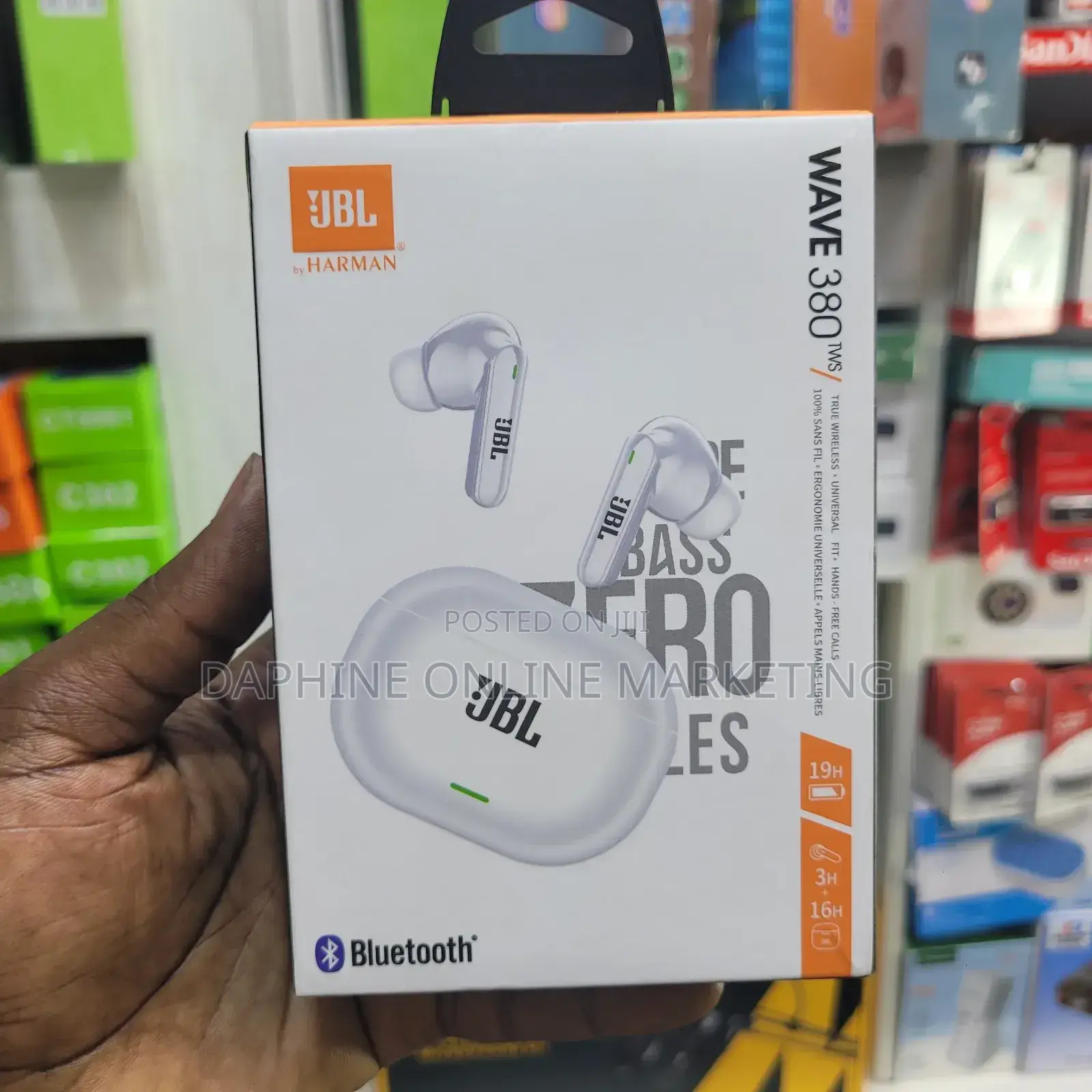 JBL Wave 380 Earbuds/ JBL True Bass Air Pods Wireless