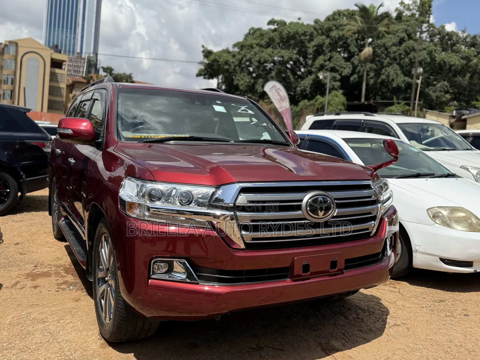 Toyota Land Cruiser Prado 2015 Red
