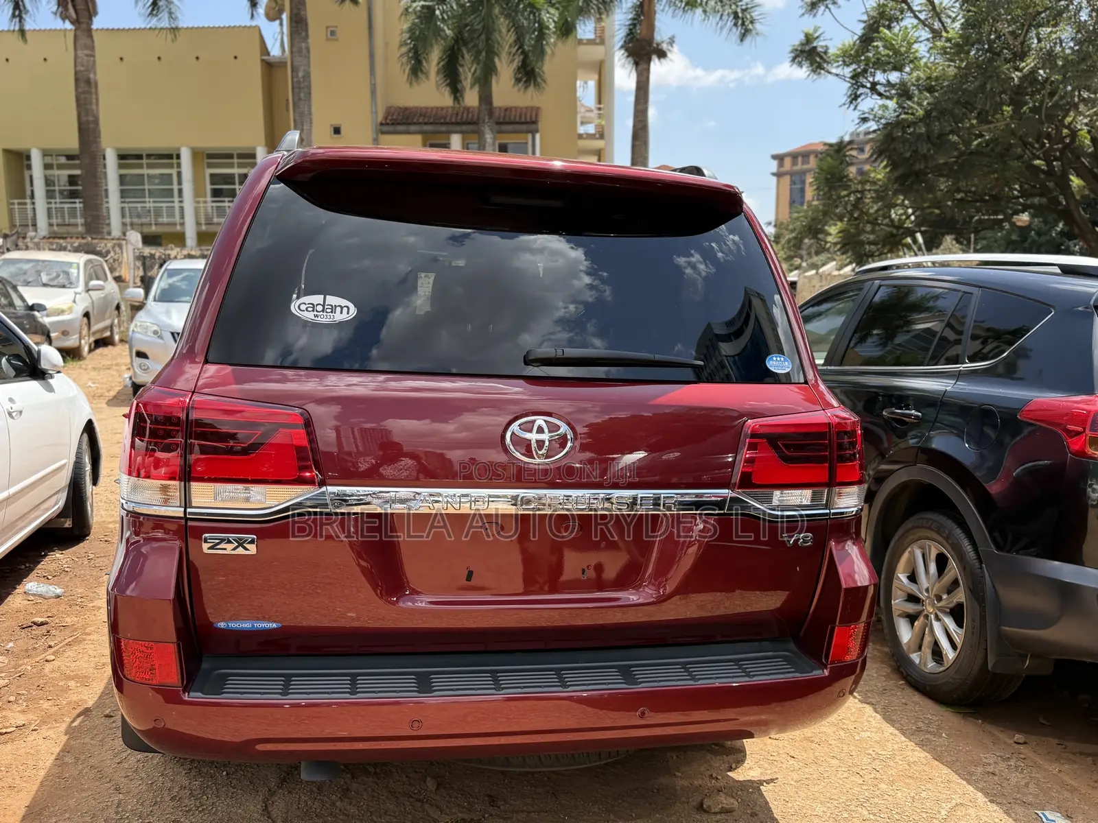 Toyota Land Cruiser Prado 2015 Red