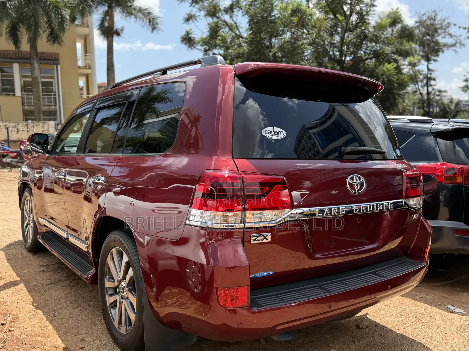 Toyota Land Cruiser Prado 2015 Red