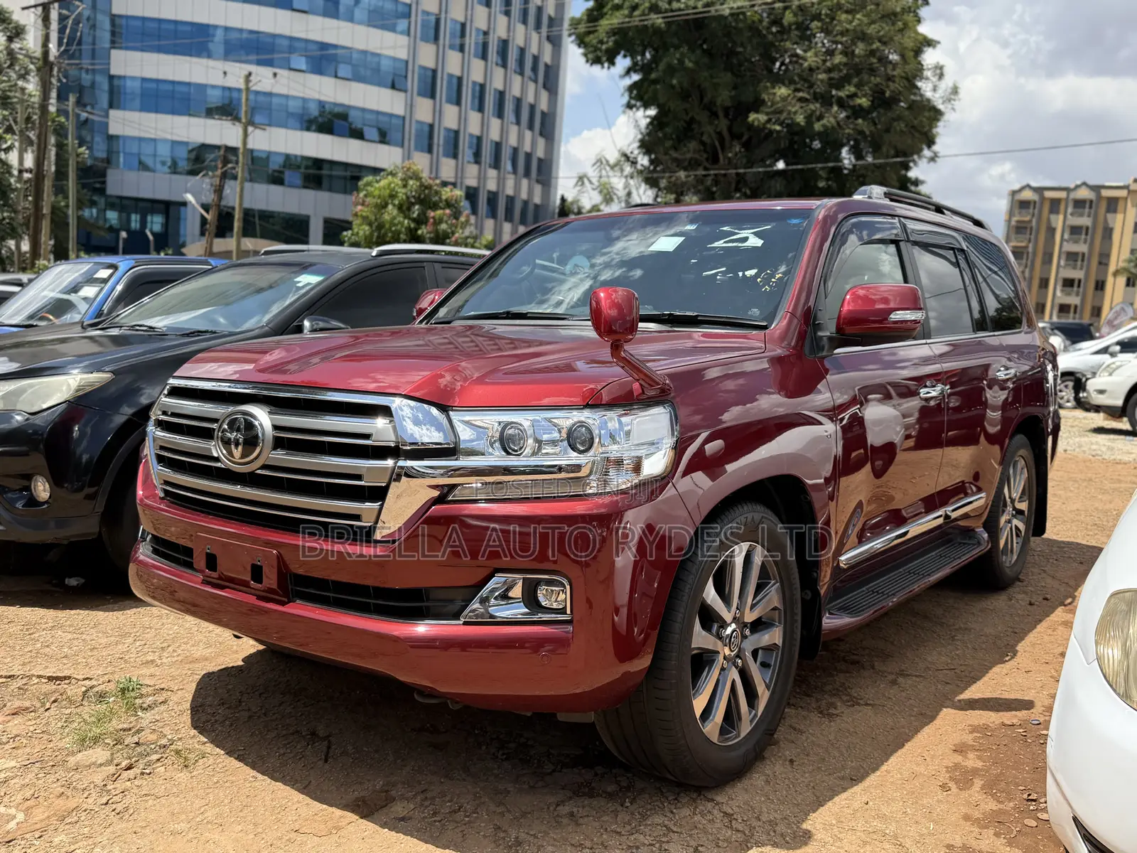 Toyota Land Cruiser Prado 2015 Red