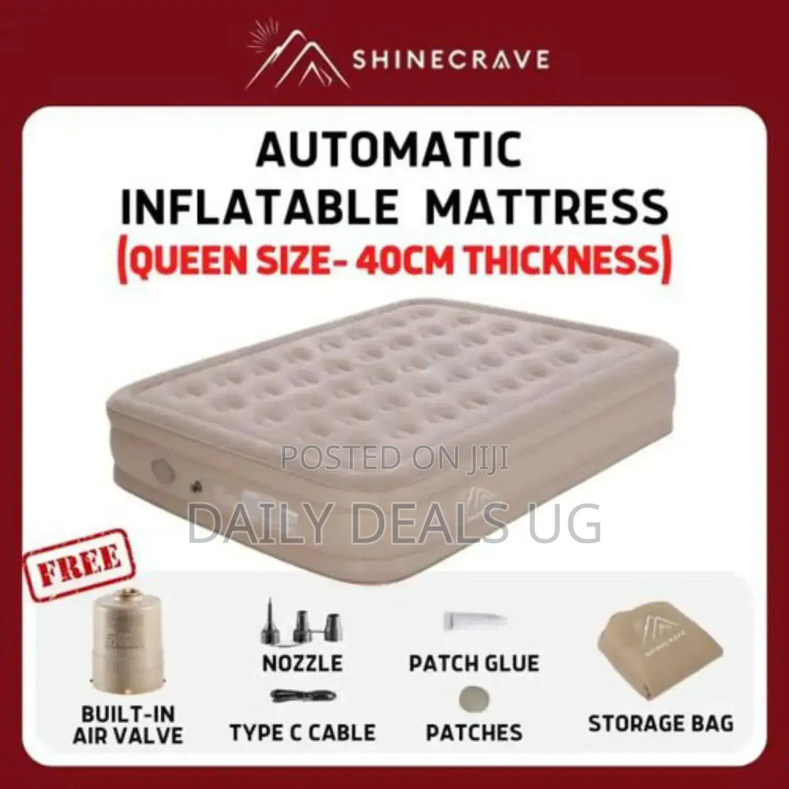 Double Automatic Air Mattress