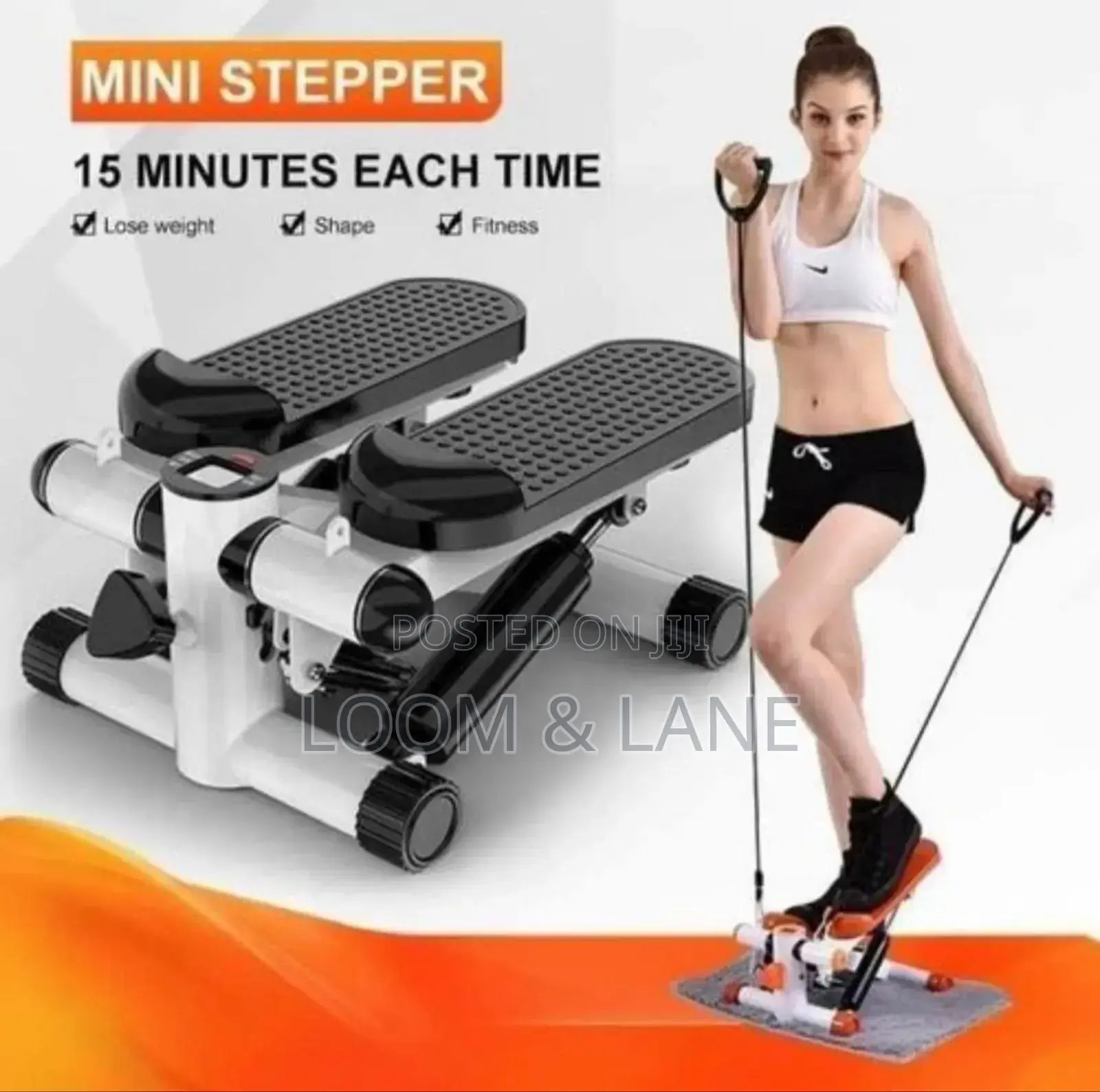 New Mini Exercise Stepper With Resistant Bands