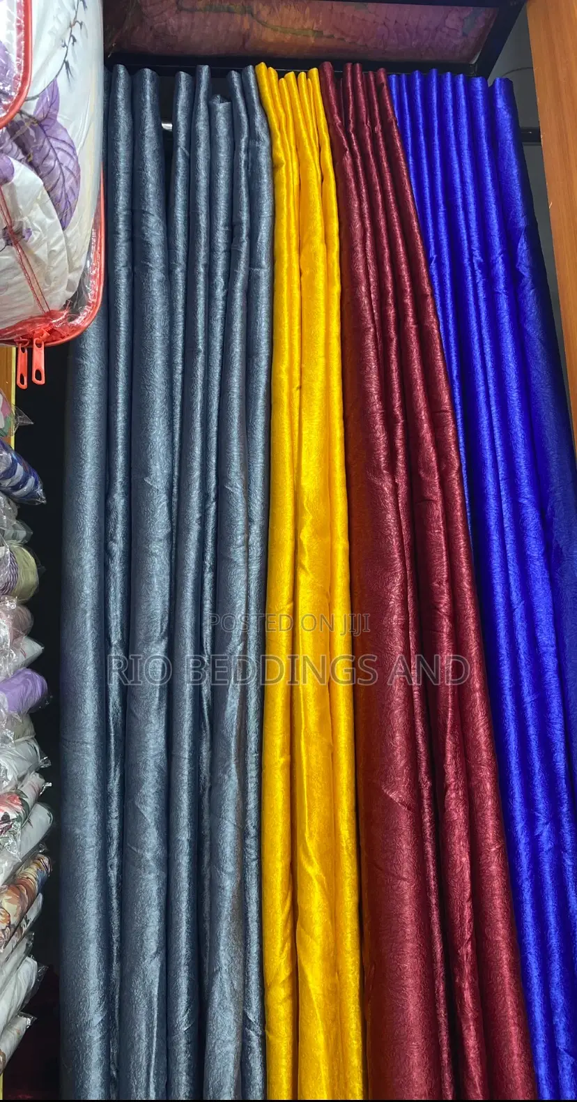 Plain Curtains With Net / a Pair It Has 3 Meters
