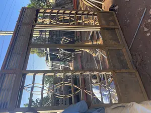 Sliding Door With Glass Protection