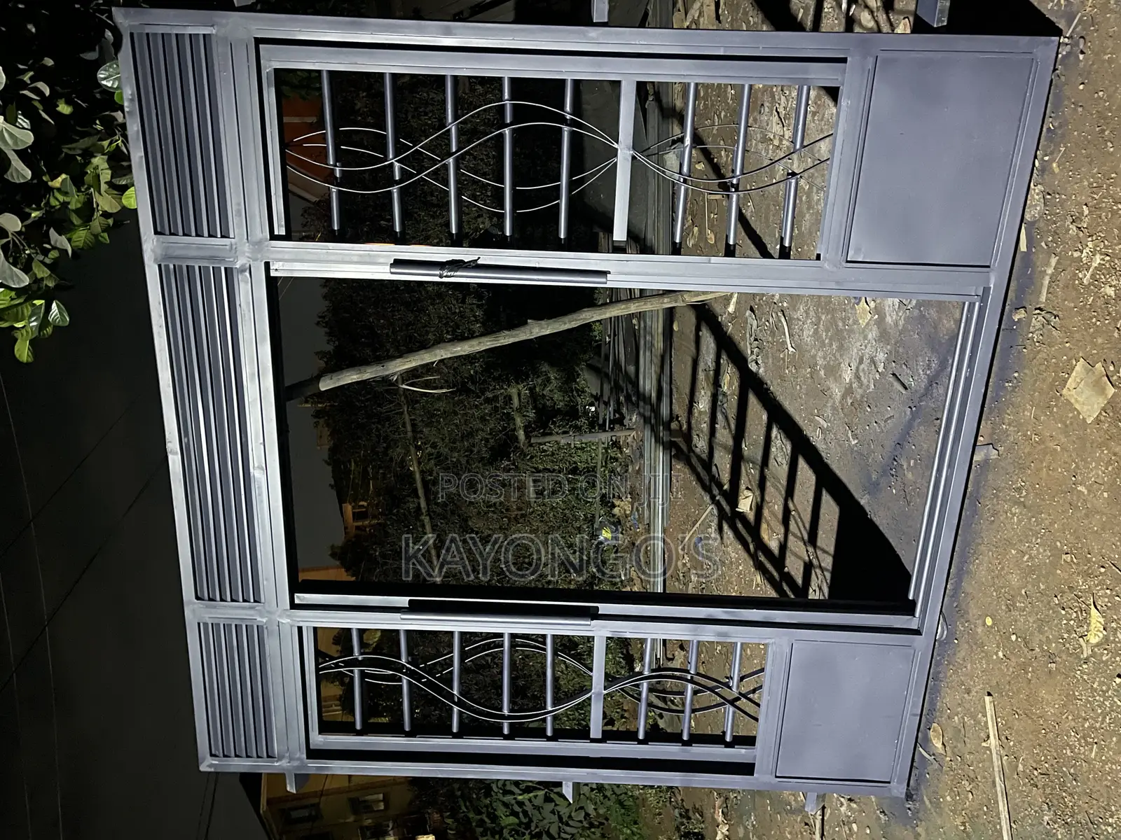 Sliding Door With Glass Protection