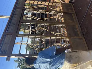 Sliding Door With Glass Protection