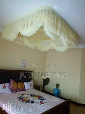Ceiling Mounted Net , Cream, White, Pink, Purple