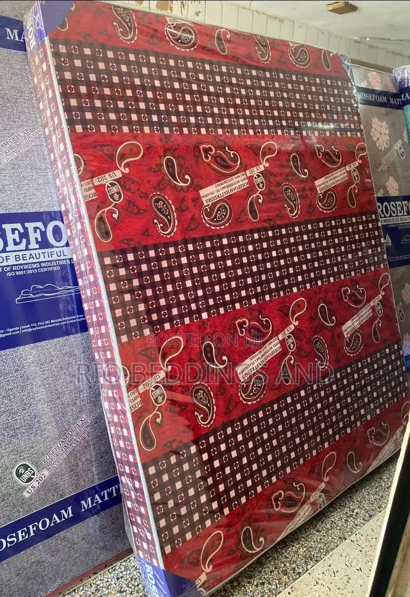 4x6 6 Inches Rose Foam Mattress