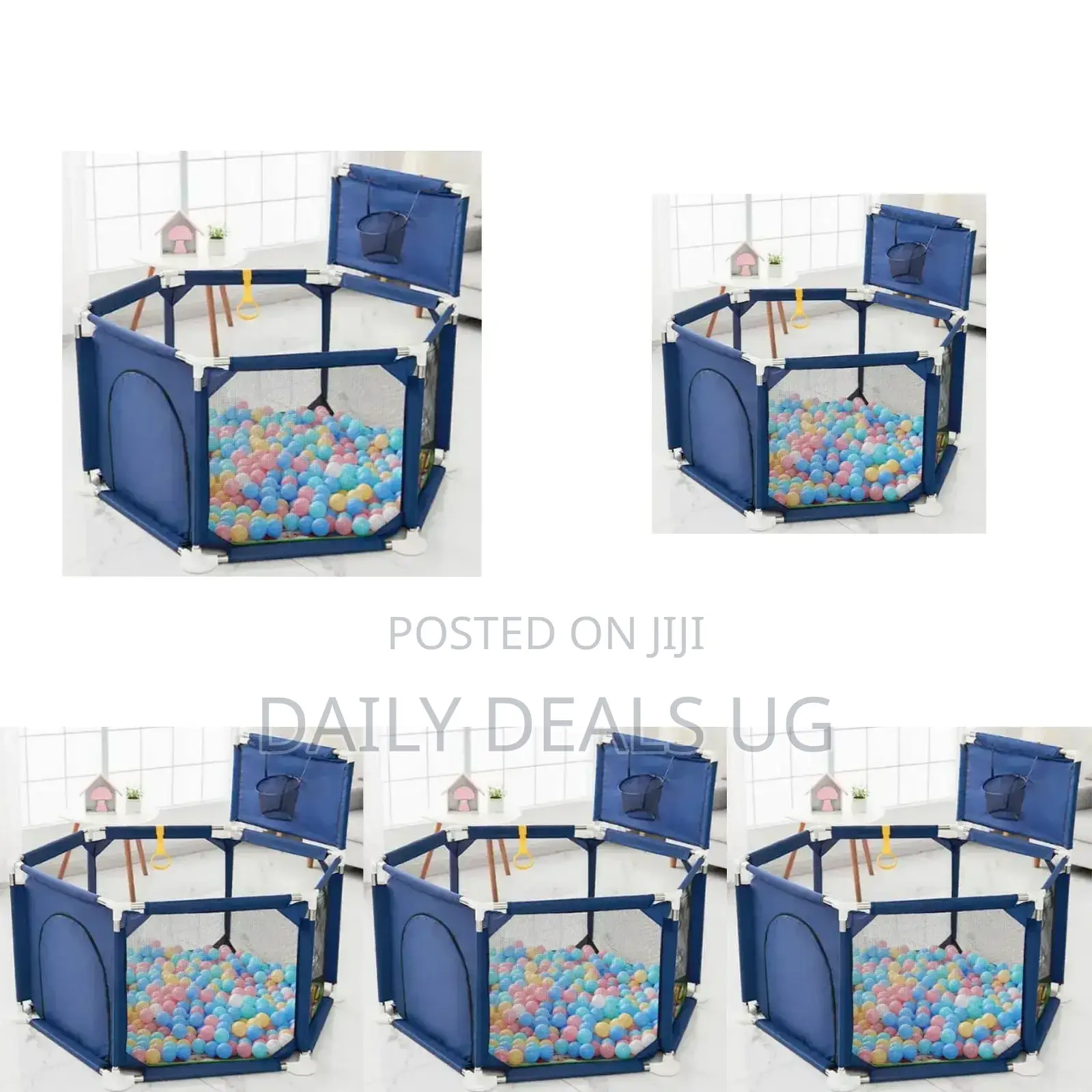 Adjustable Round Playpen