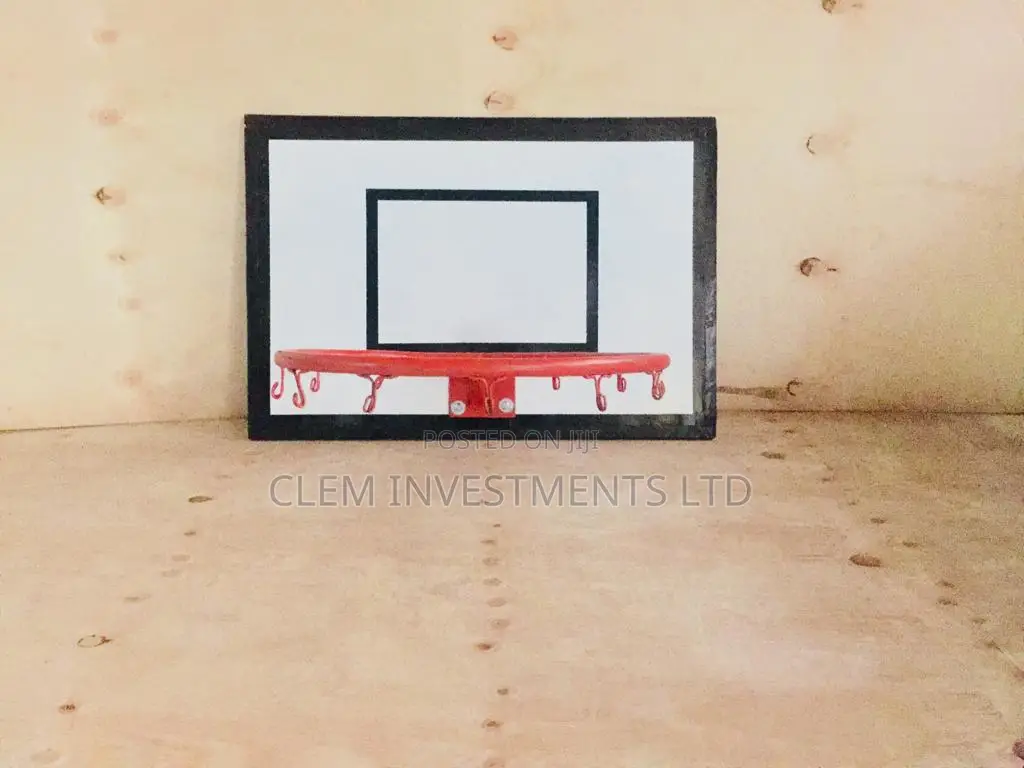 Basketball Hoop / Rim With Basketball Back Board - Combo