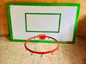 Basketball Hoop / Rim With Basketball Back Board - Combo