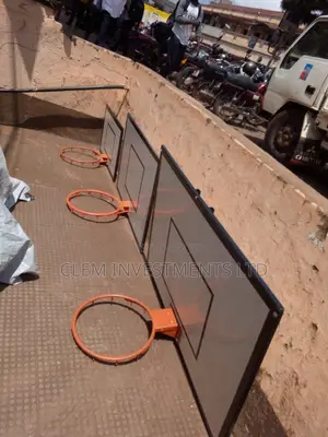 Basketball Hoop / Rim With Basketball Back Board - Combo