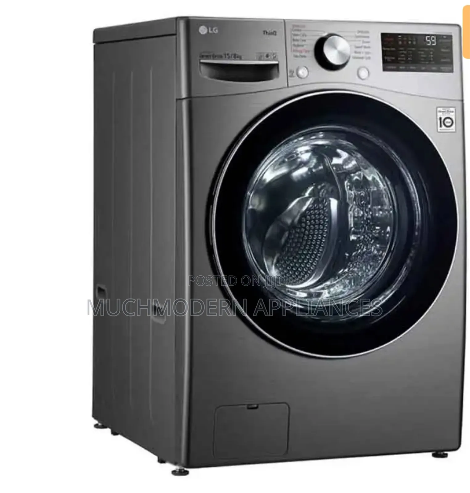 LG 15kg/8kg | Front Load Washer/Dryer | AI DDTM | Steamtm