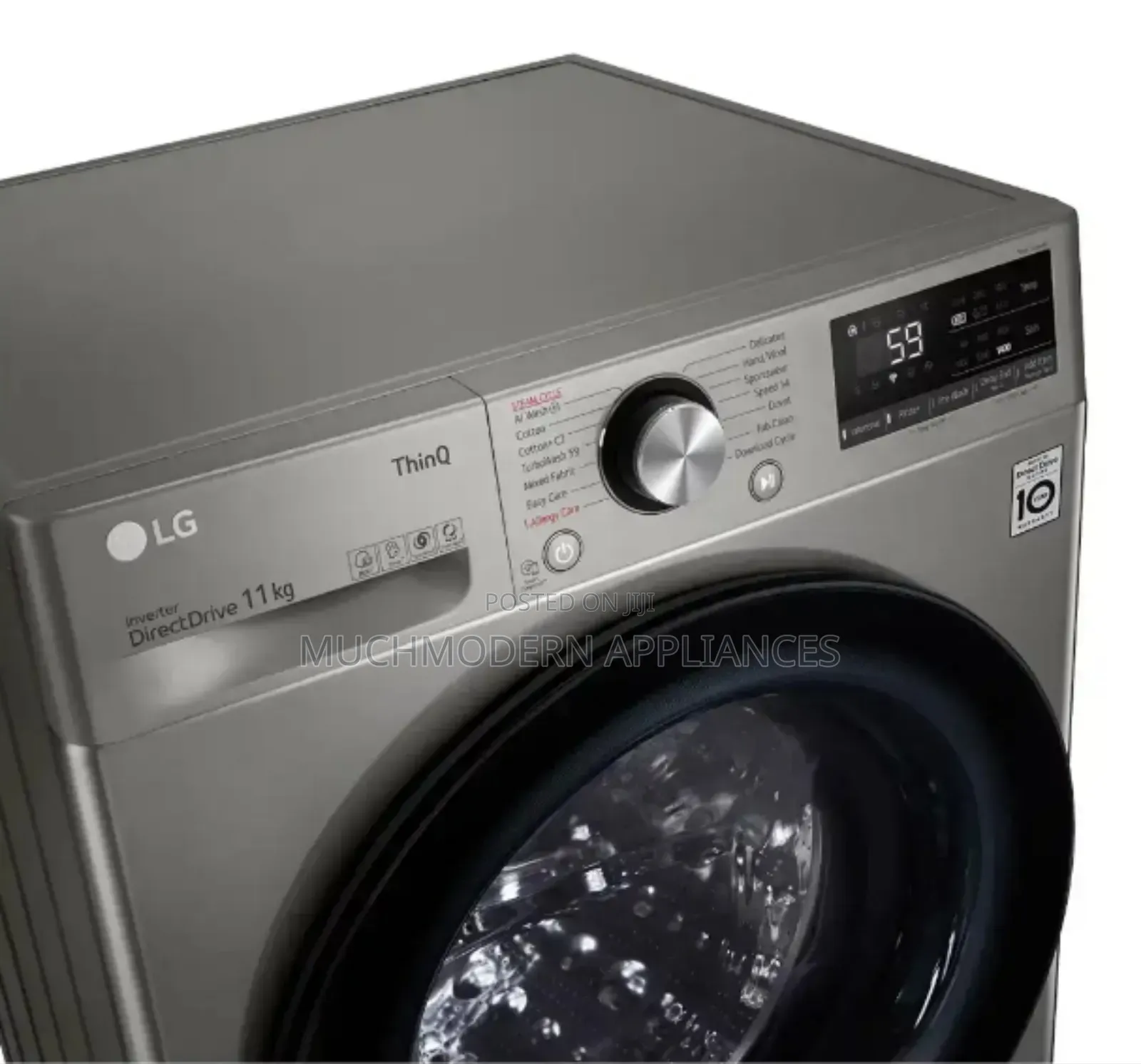 LG 11kg Washing Machine Washer, VIVACE With AI, F4Y5EYGYPV