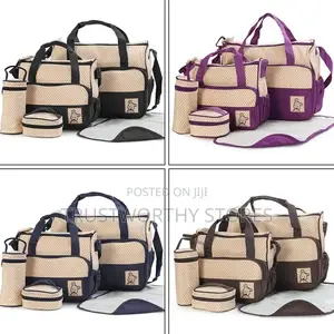 5 in 1 Baby Diaper Bag (Cloth)