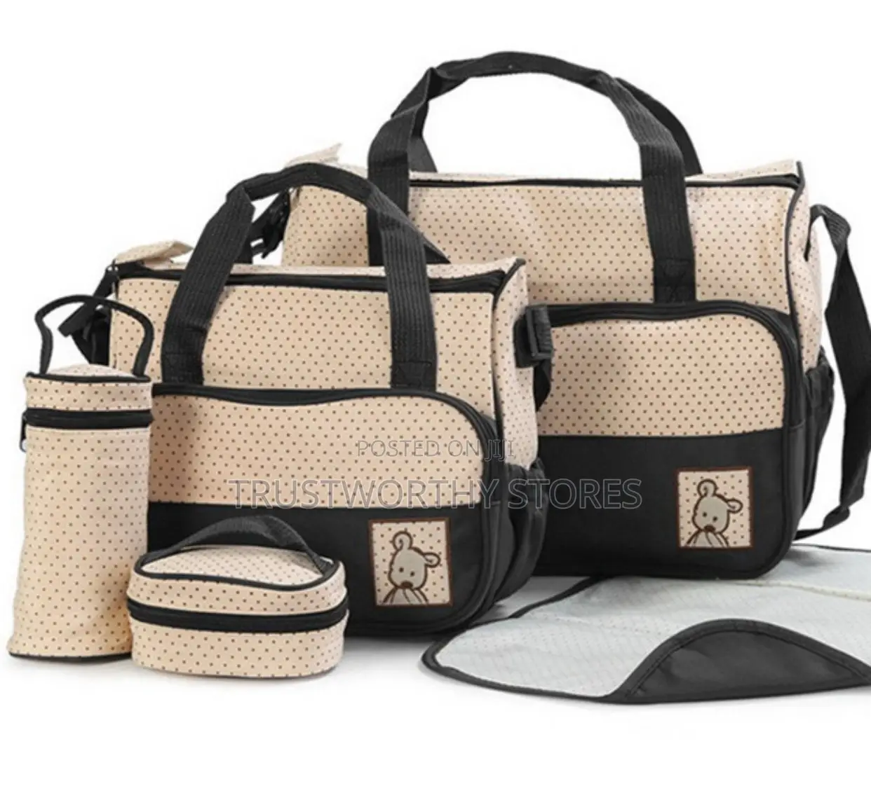 5 in 1 Baby Diaper Bag (Cloth)