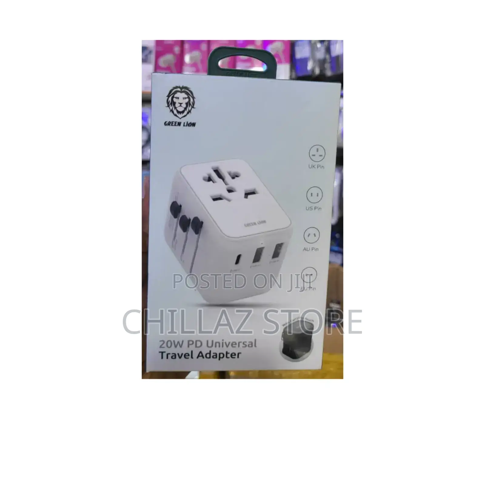 Green Lion World Travel 20w Adapter.