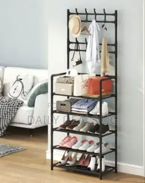 Aluminum Hat and Shoe Rack Organizer