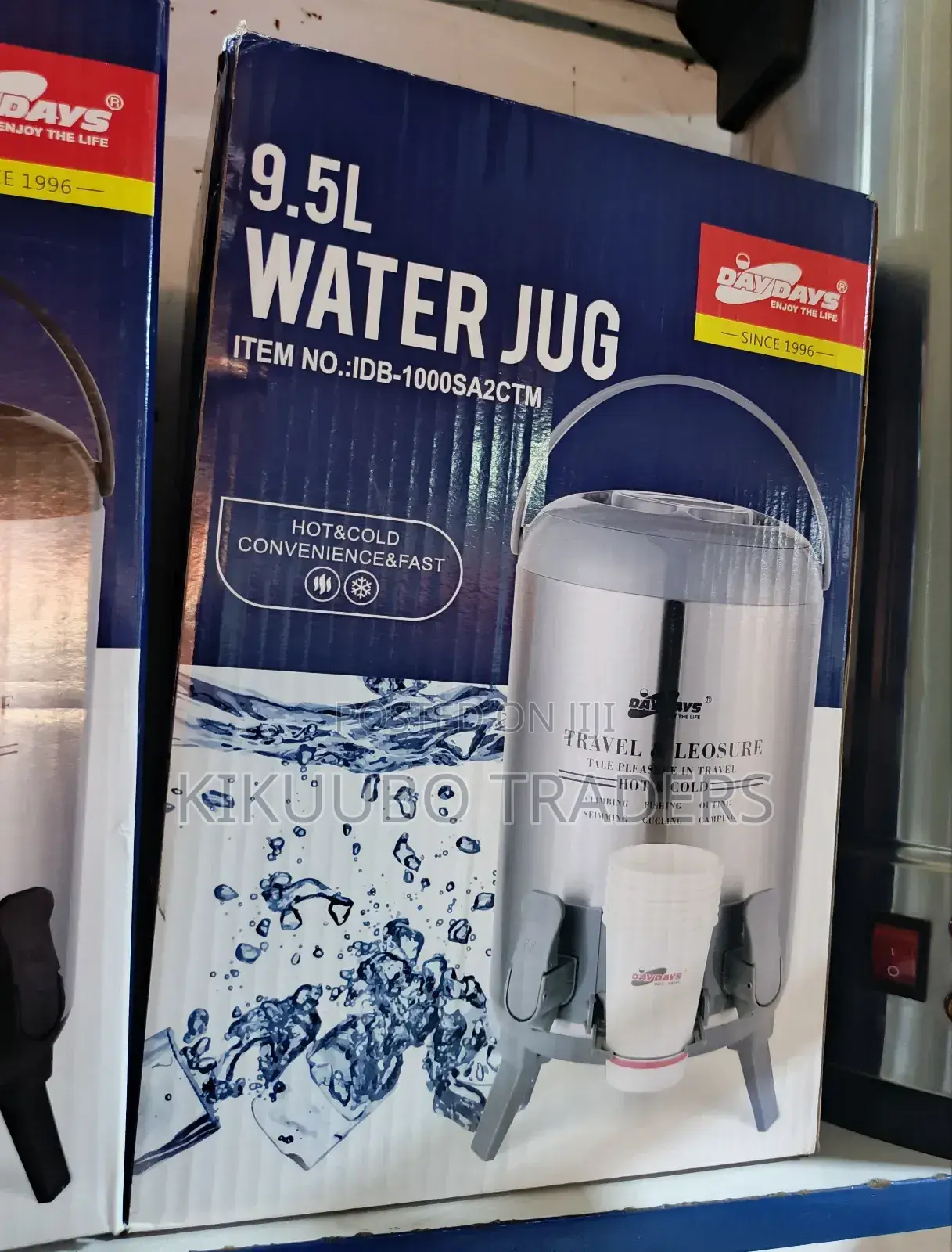 9.5L Hot Cold Water Jug Vacuum Flask
