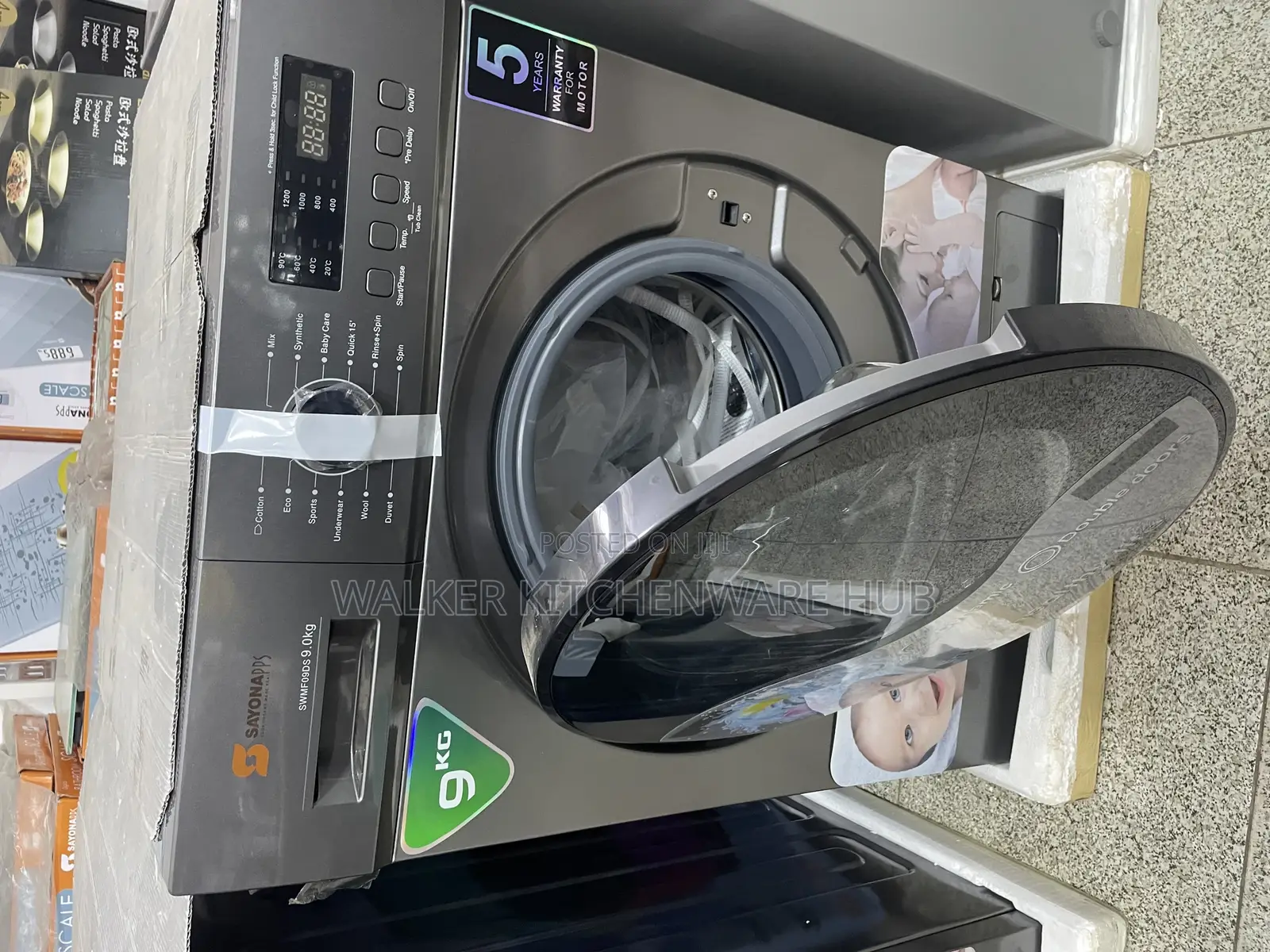 9kgs Sayona Washing Machine Brand New