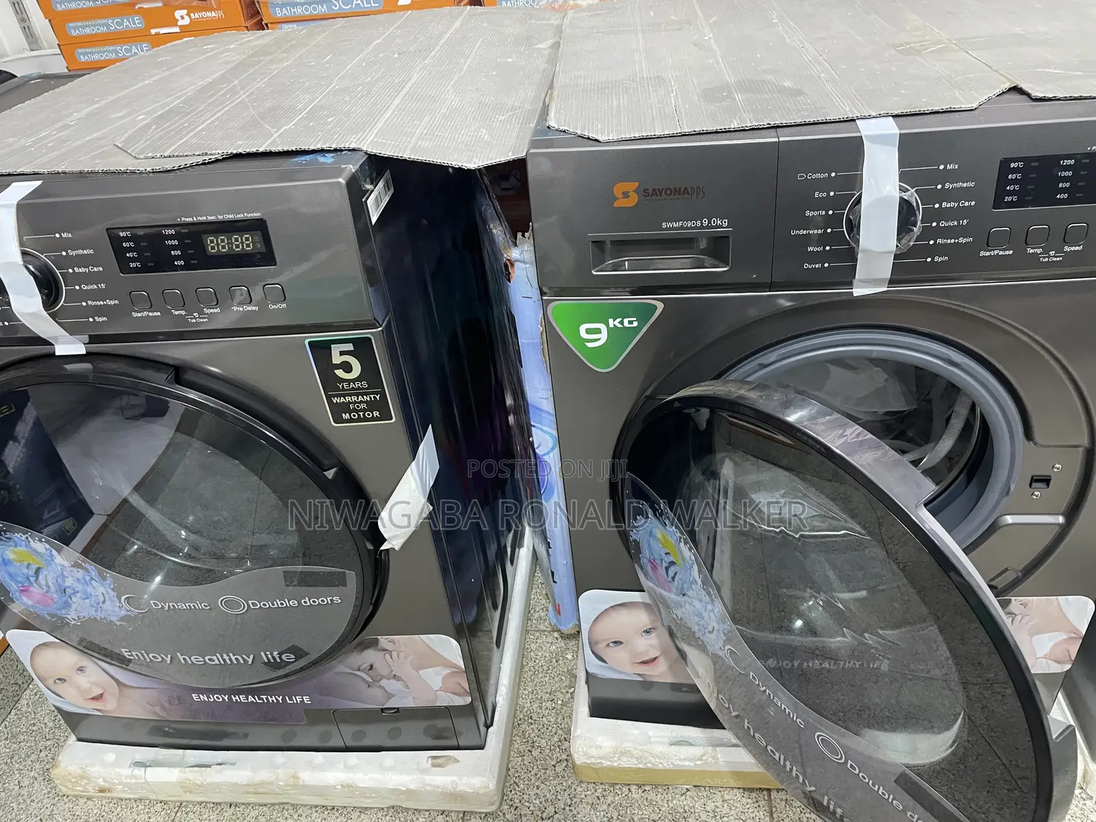 9kgs Sayona Washing Machine Brand New