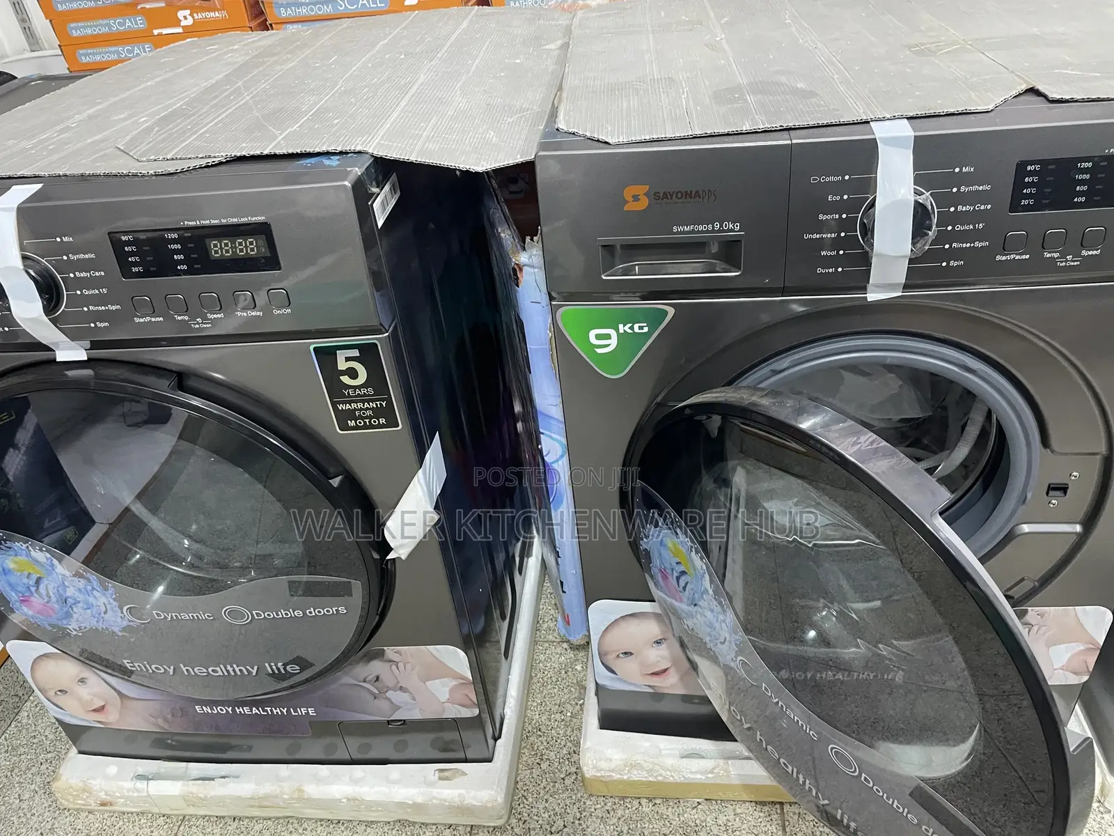 9kgs Sayona Washing Machine Brand New