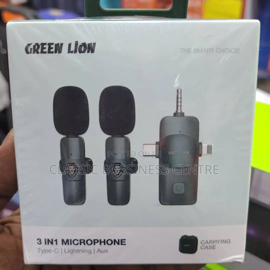 Green Lion 3 in 1 Microphone