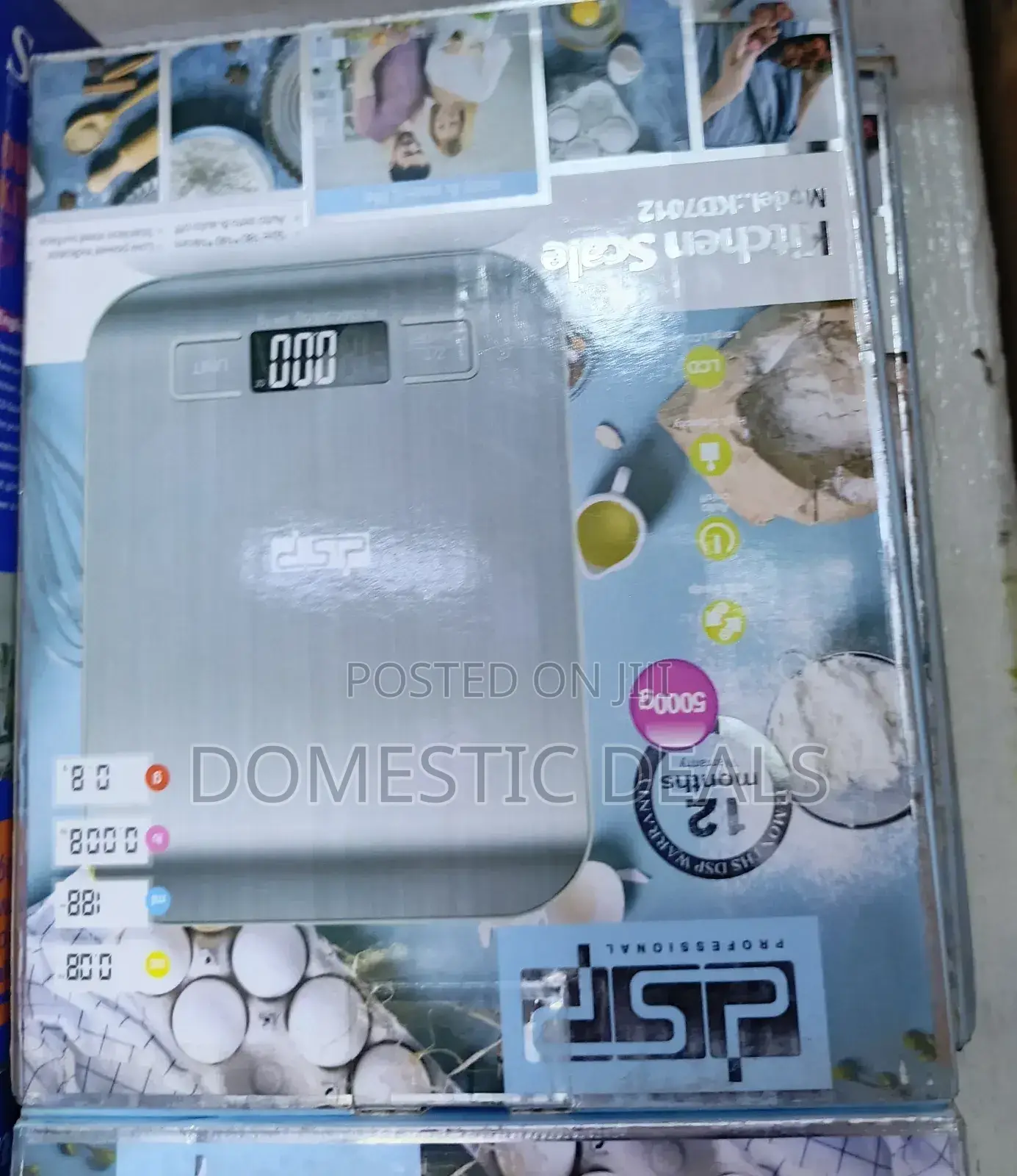 DSP Digital Kitchen Scale