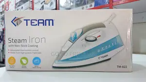 TEAM Steam Iron With Non-Stick Coating