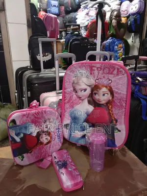 Planned Kids Charactered Bag. Frozen . Fullset.3pcs.( Pink)