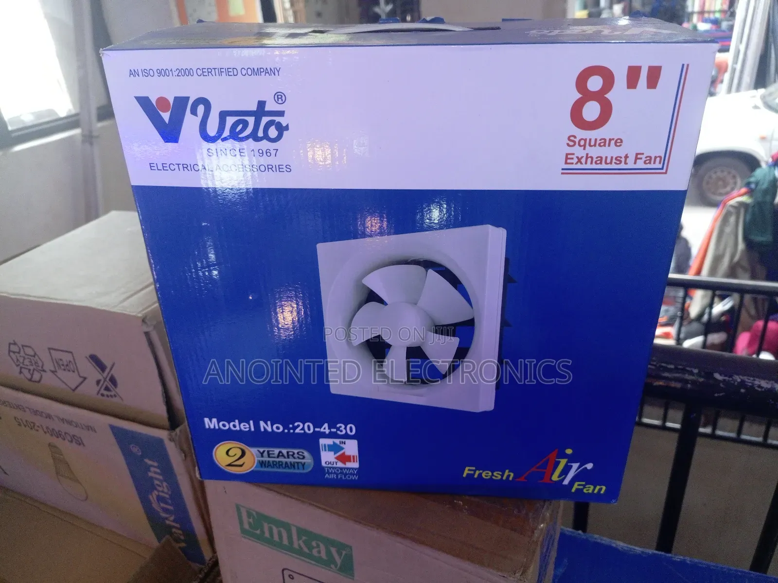 Vettel Extractor Fans 8"