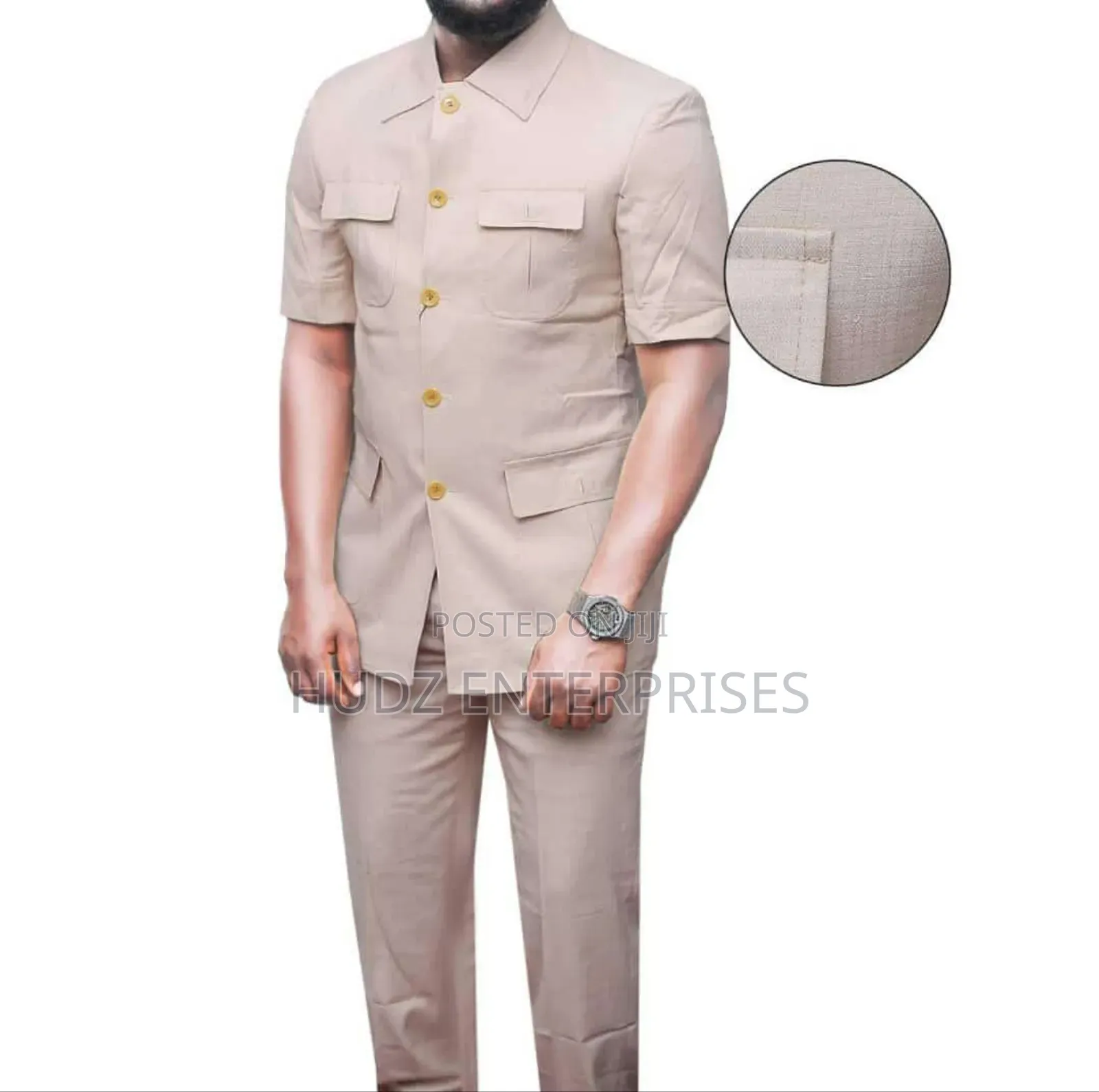 Kaunda Suits in Cream