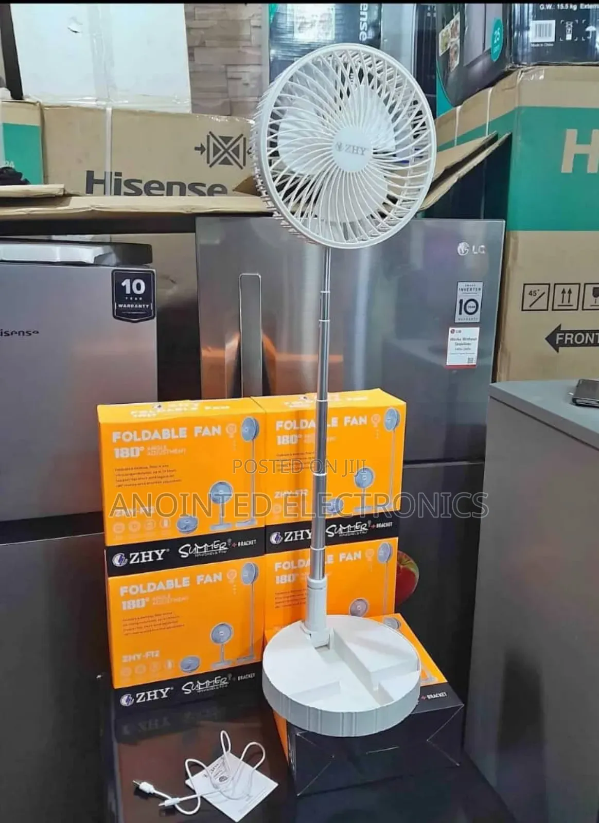 Foldable Rechargeable Fan
