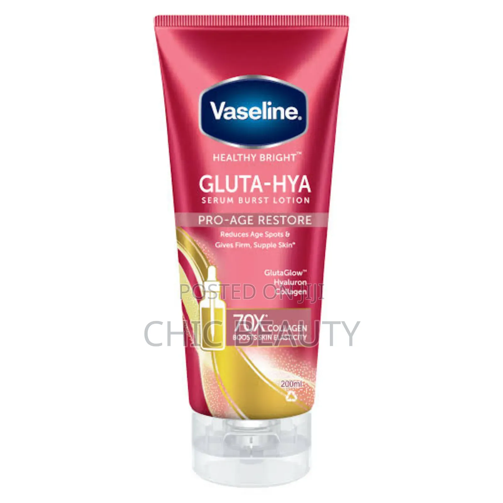 Vaseline Gluta Hya Serum Lotion Pro Age Restore 300ml