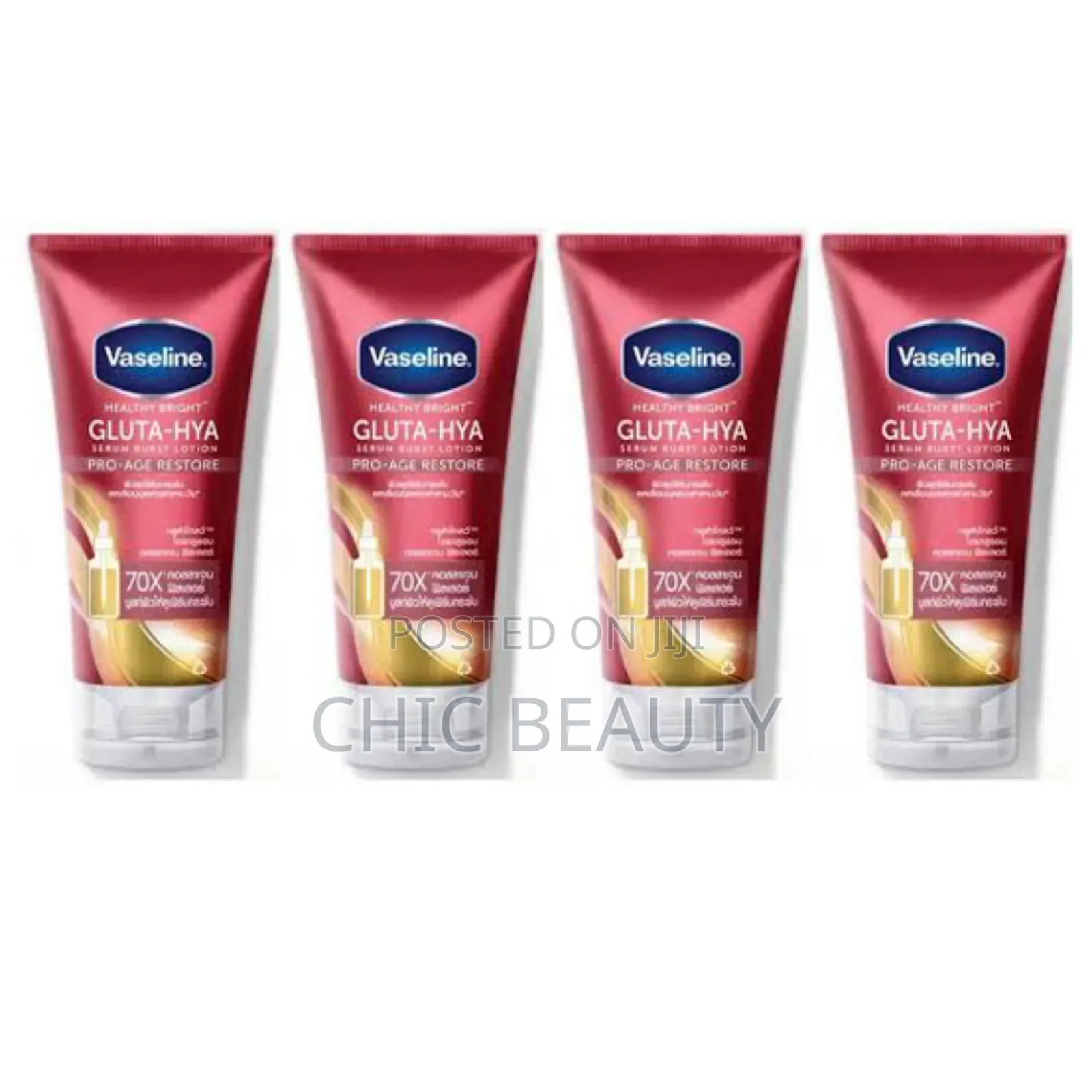 Vaseline Gluta Hya Serum Lotion Pro Age Restore 300ml