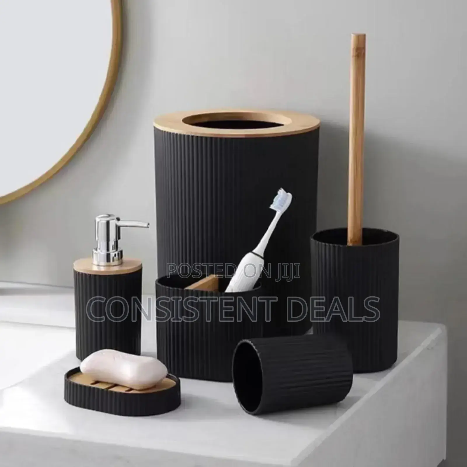 6pcs Bathroom Accessory Set