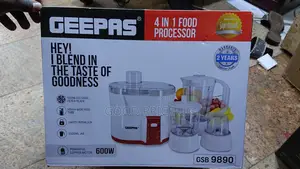 GEEPAS 4N1 Food Processor With 2 Year Warranty GSB9890