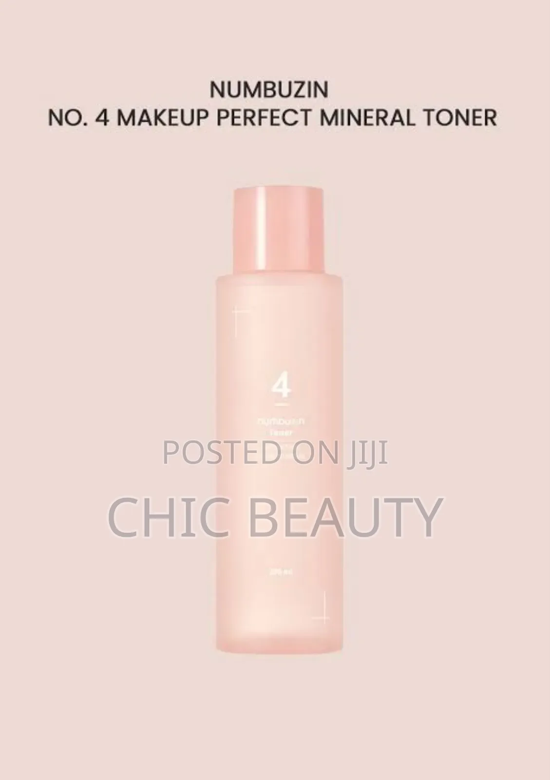 Numbuzin No.4 Hydrating Glow Mineral Toner 200ml