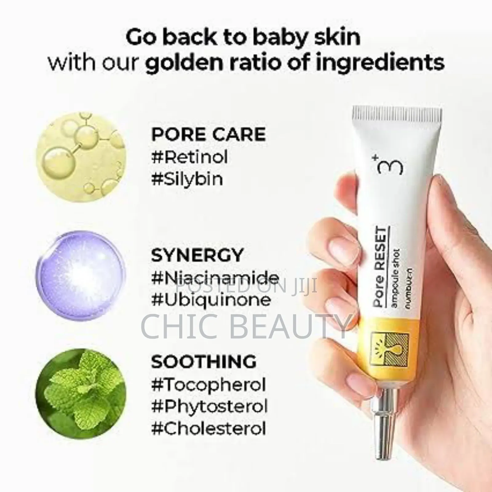 Numbuzin No. 3 Pore Reset Ampoule Shot 25ml
