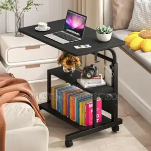 Photo - Autext Portable Desk With Storage Shelves