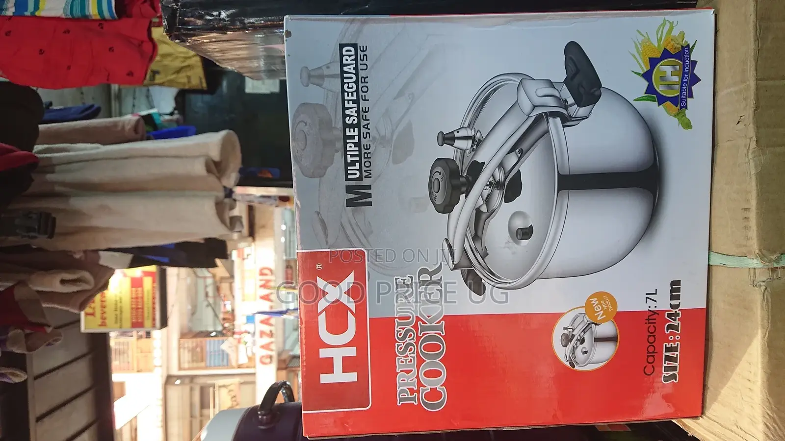 HCX 7L Pressure Cooker Size 24cm