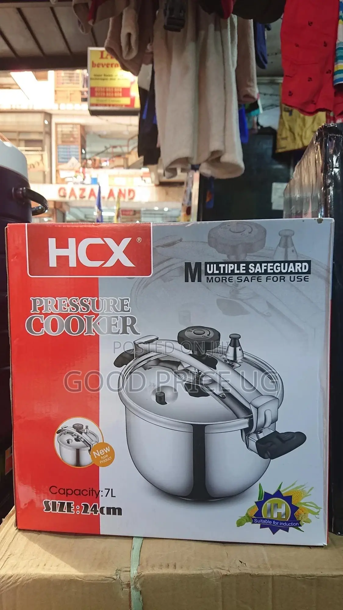 HCX 7L Pressure Cooker Size 24cm