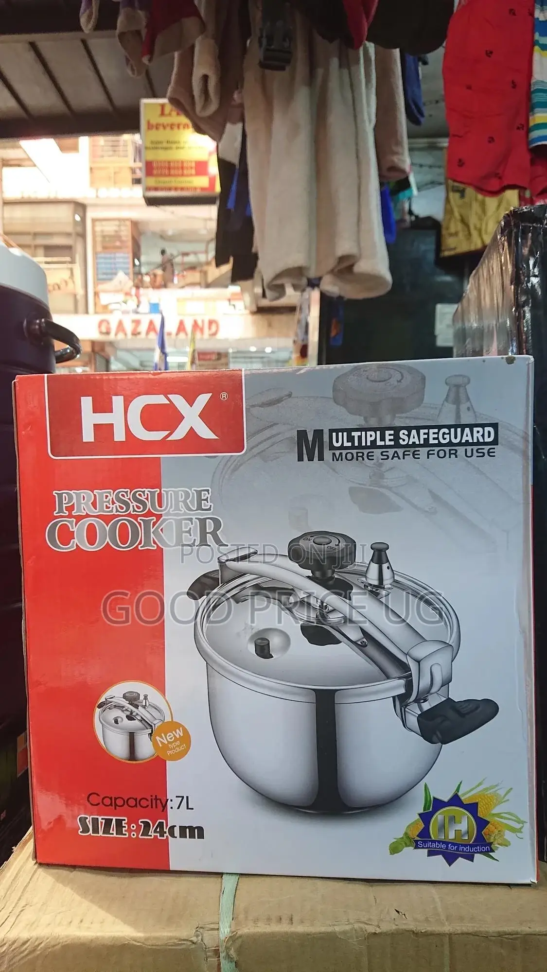 HCX 7L Pressure Cooker Size 24cm