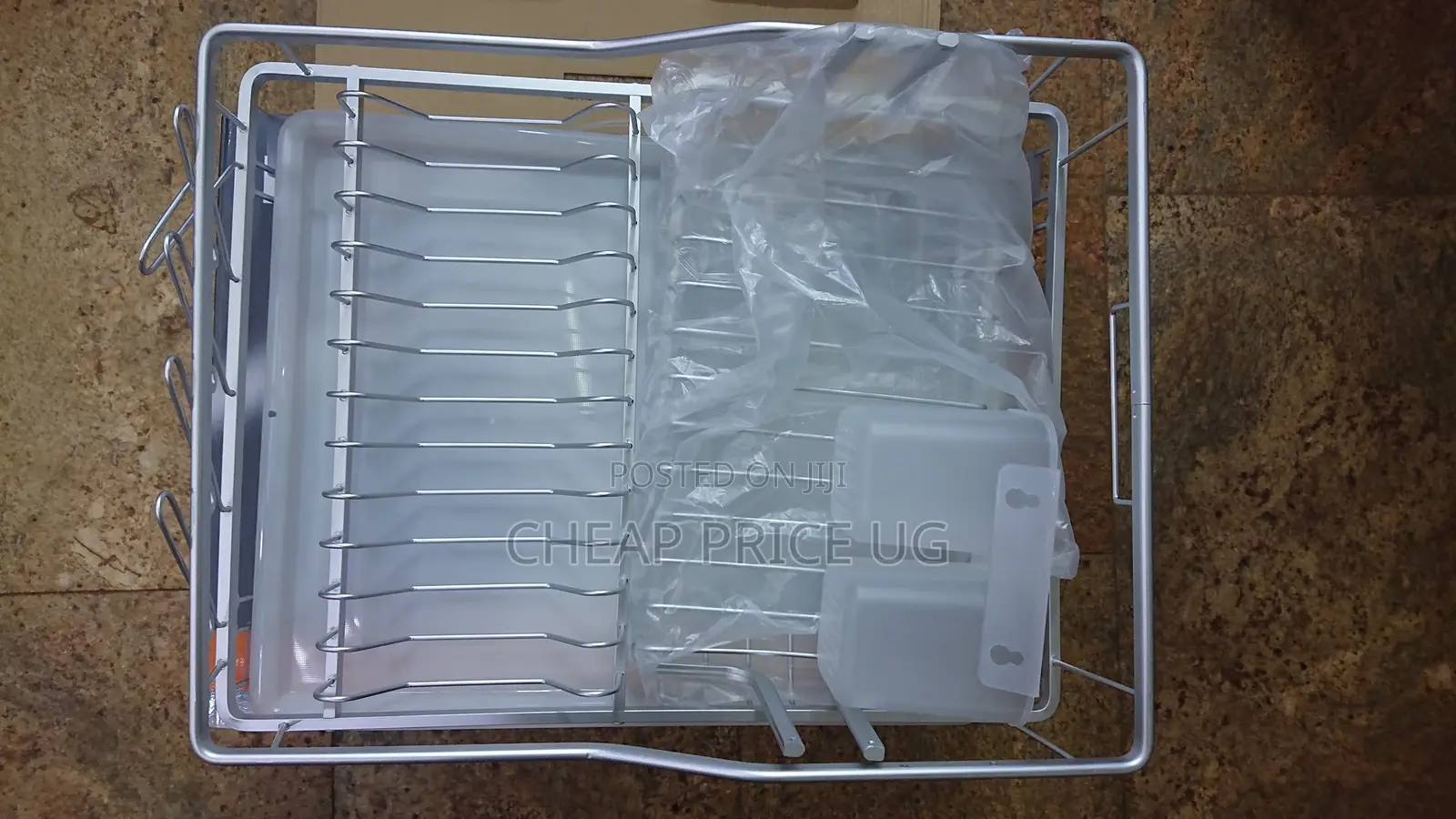 2 Layer Aluminum Dish Rack