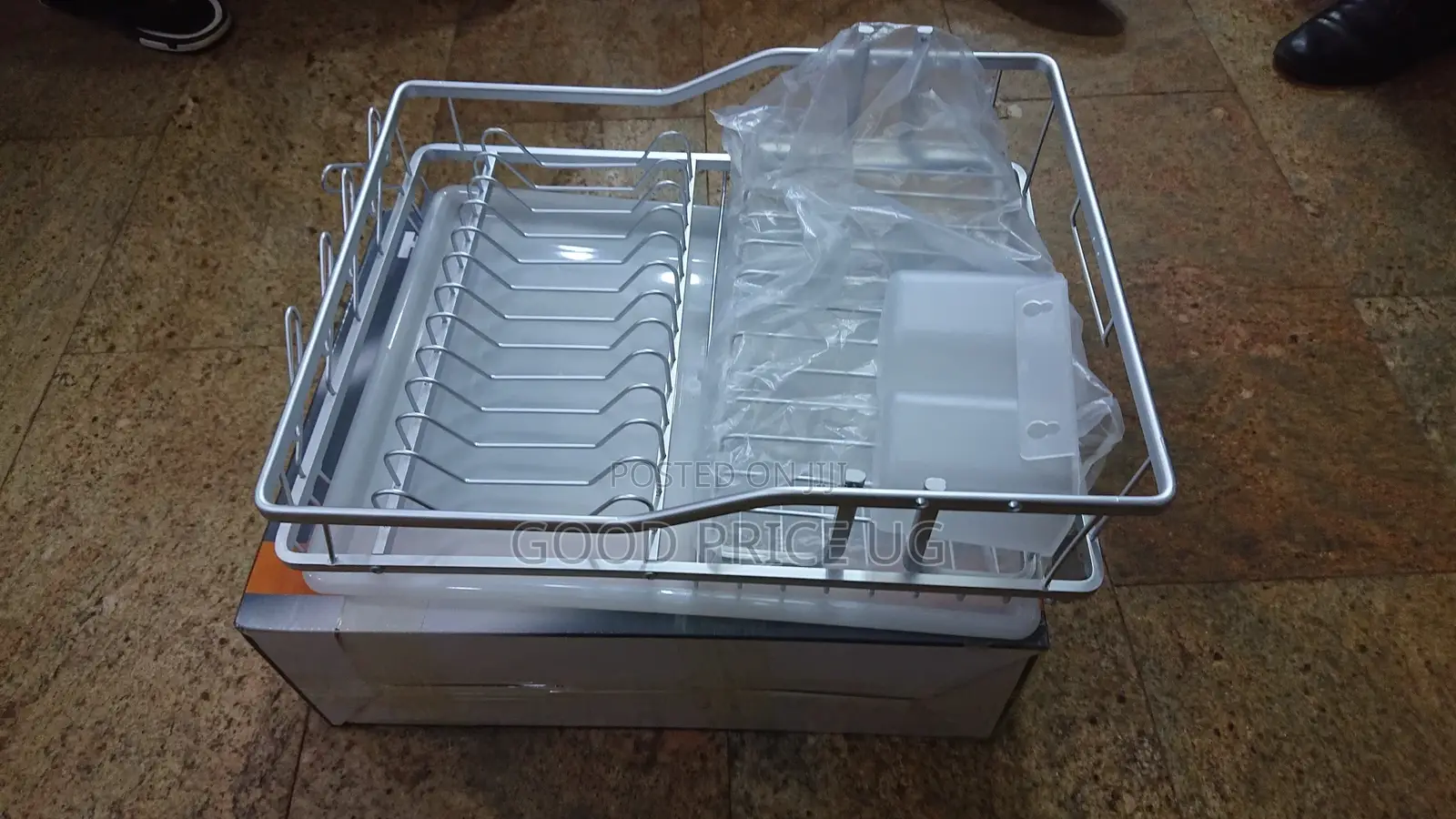 2 Layer Aluminum Dish Rack