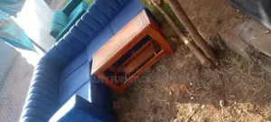 L Couch in Blue Colour
