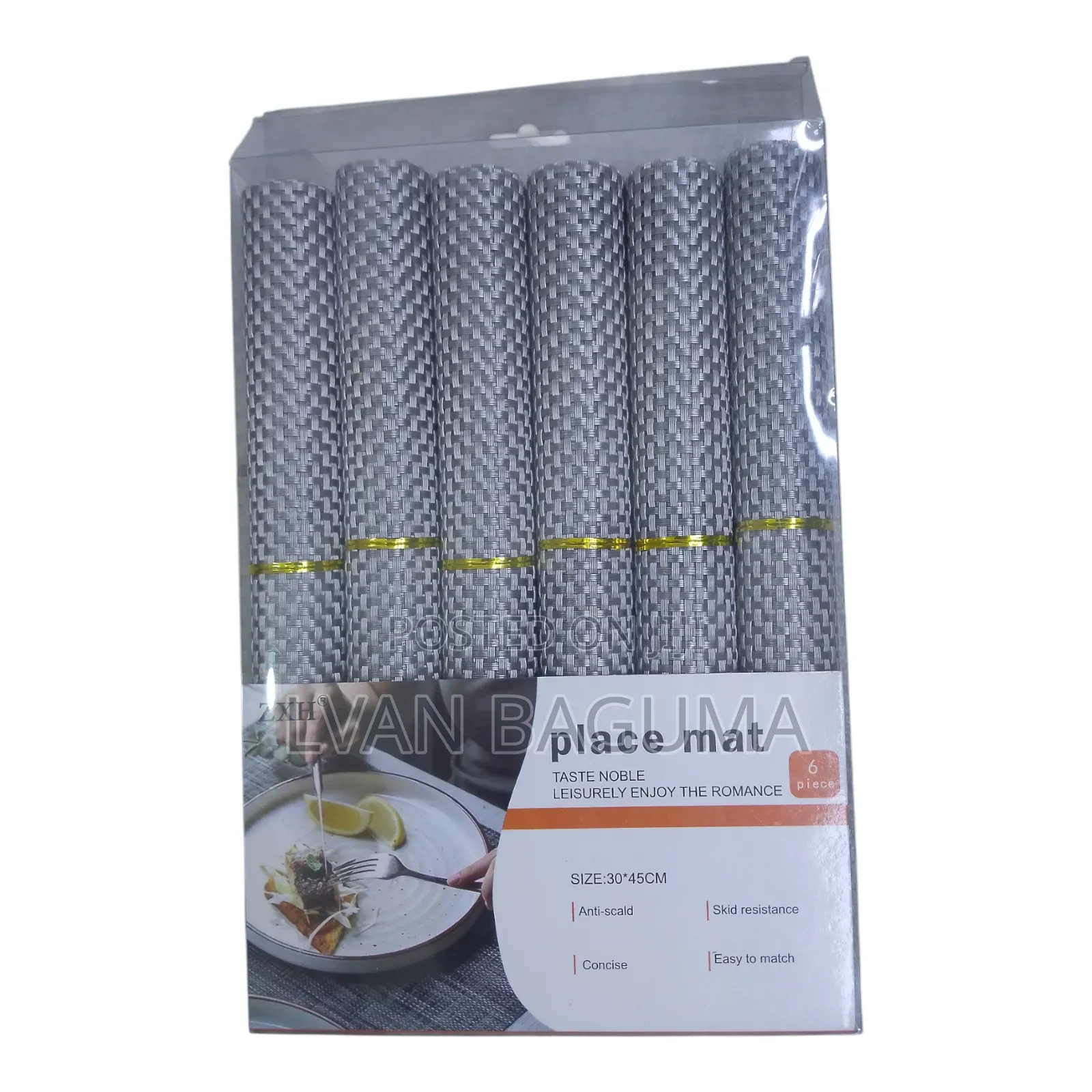 Table Mats - Size (30*45cm) 6 Pieces