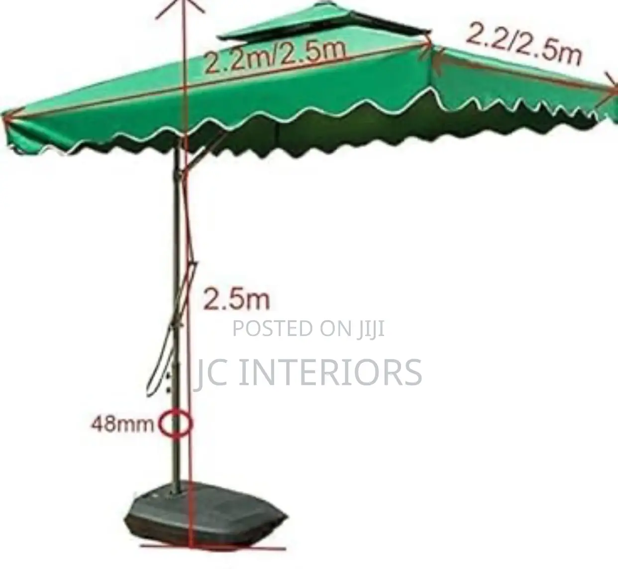 Garden Umbrella Parasol Cantilever